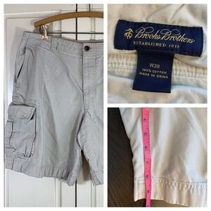 Brooks Brothers Shorts Men’s 38 Baggy Cargo Hip‎ Hop 90s Y2K Skater Distressed